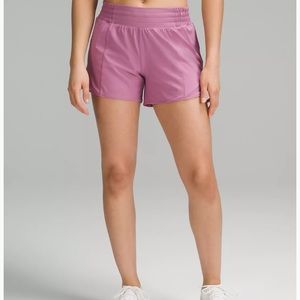 LULULEMON hotty hot high-rise lined shorts 4inch | SIZE 4